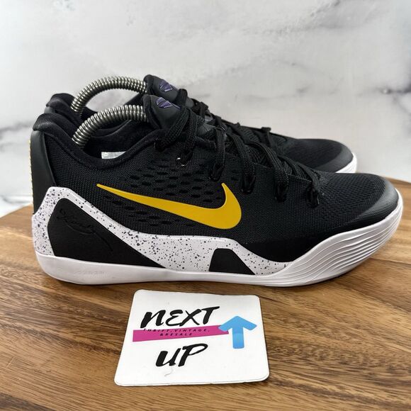 Men’s 5/Womens 6.5-Nike Kobe 9 Elite EM Low Protro TB Black Gold IH1401-002 nby main image 3